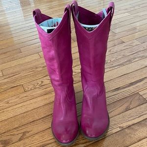 Gorgeous pink Frye boots